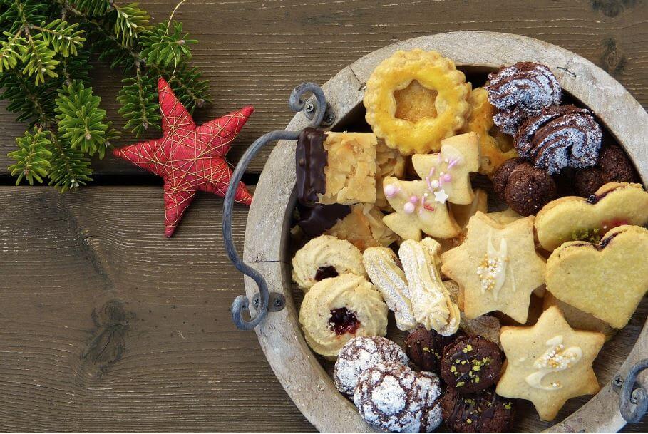 여러 모양의 쿠키