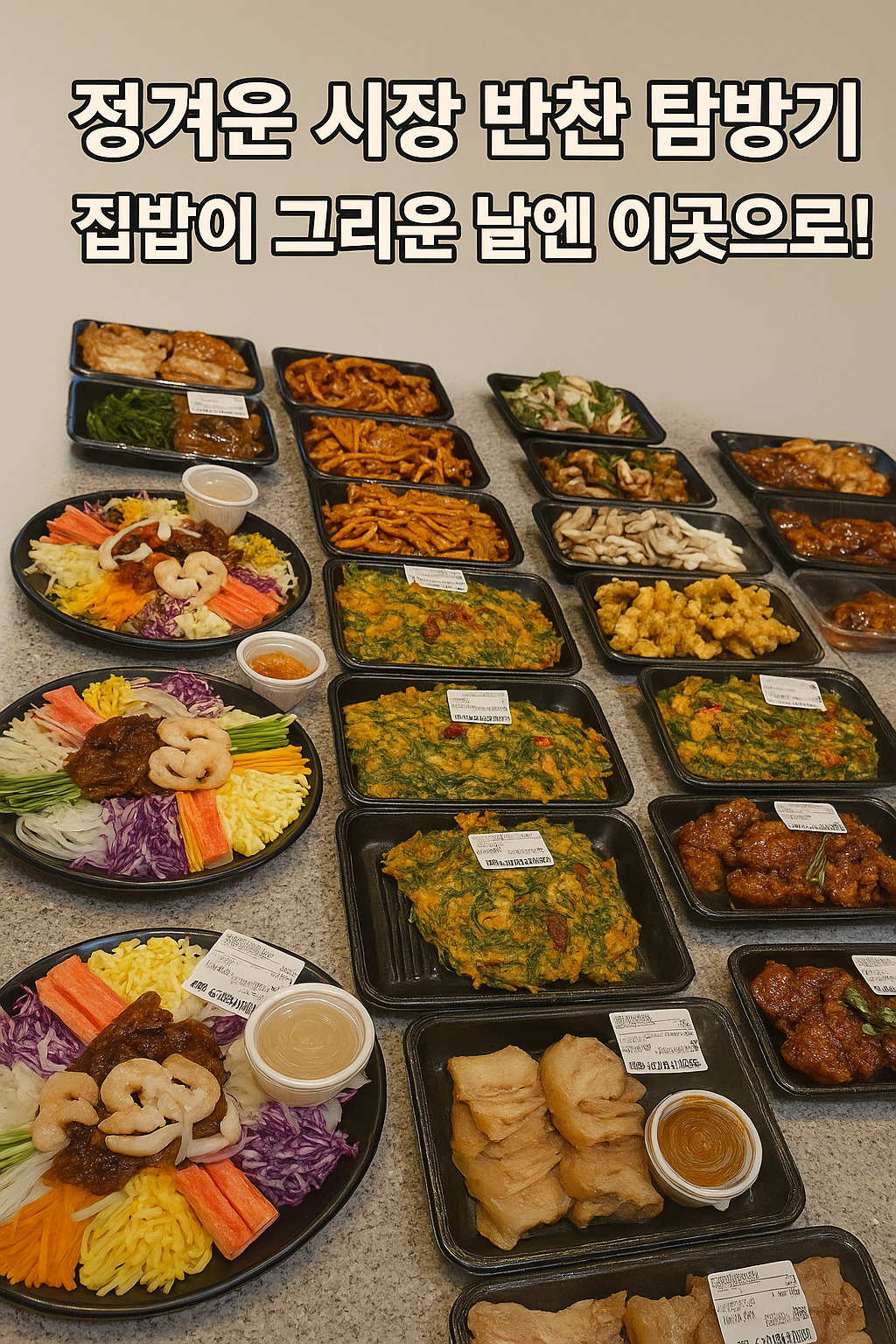 정겨운 시장 반찬 탐방기