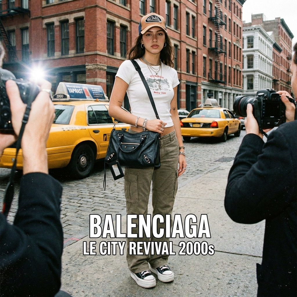 발렌시아가 르시티백 2000년대 스타일 부활