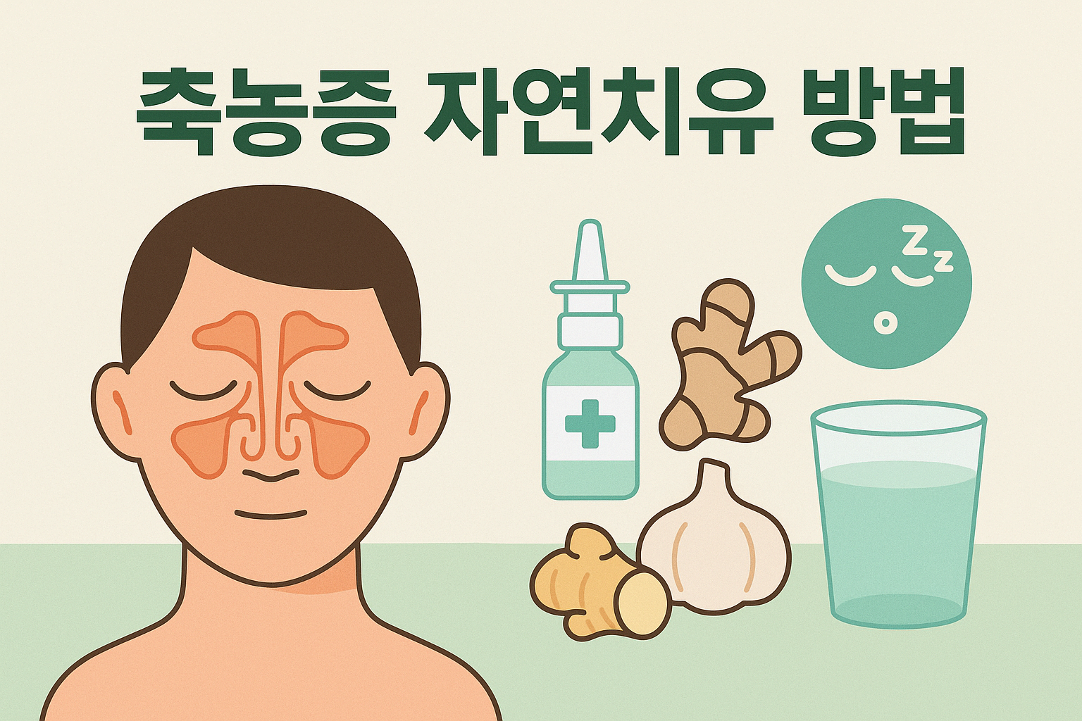 축농증 자연치유 방법 총정리