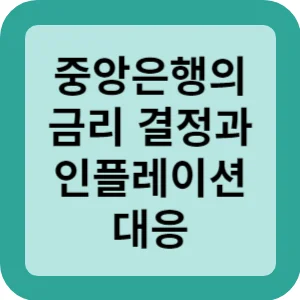 중앙은행의 금리 결정과 인플레이션 대응 경제의 핵심 동력 이해하기