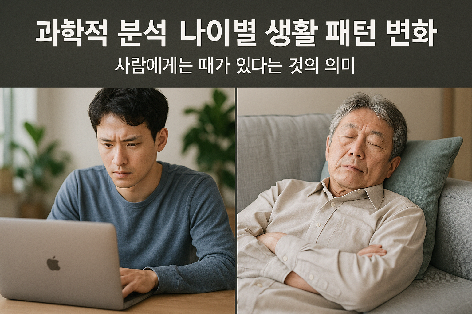 나이별 생활 패턴 변화의 과학적 분석