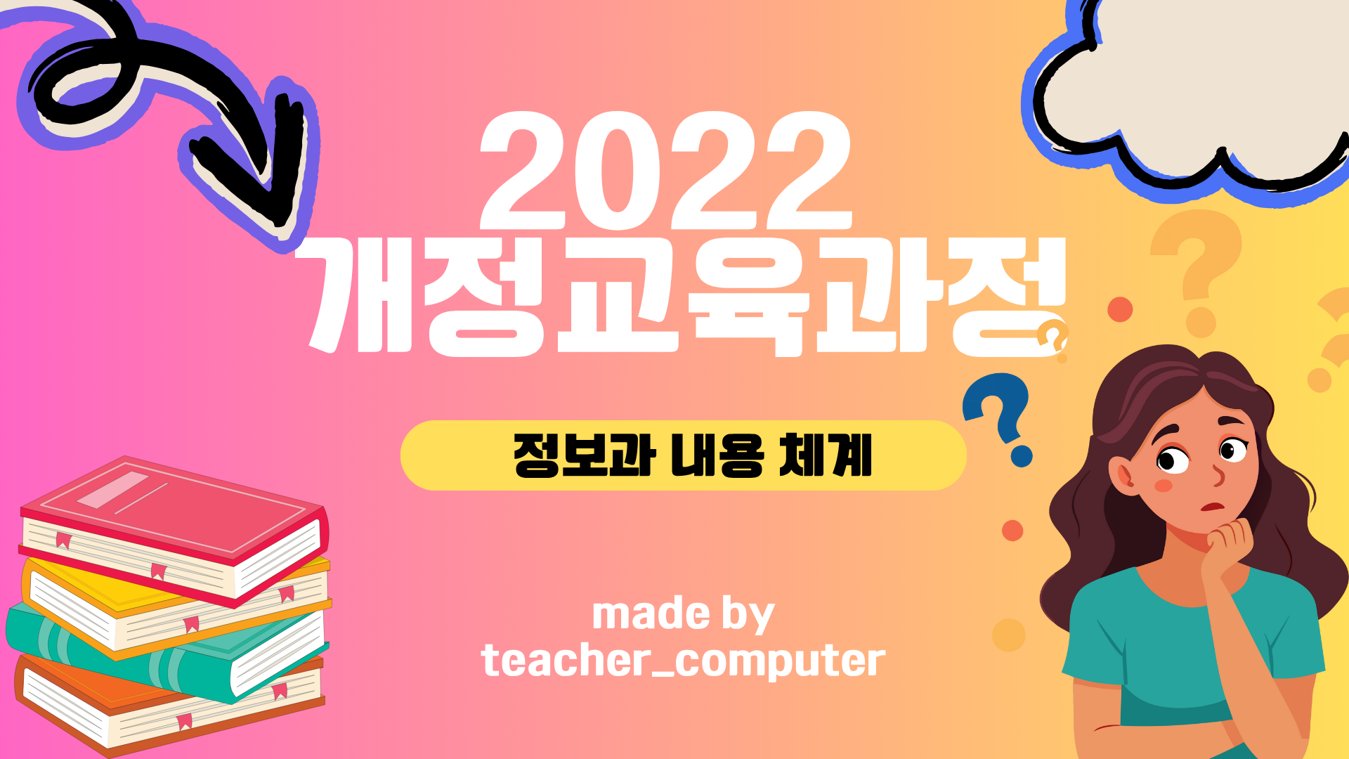 2022 개정교육과정 정보과 내용 체계