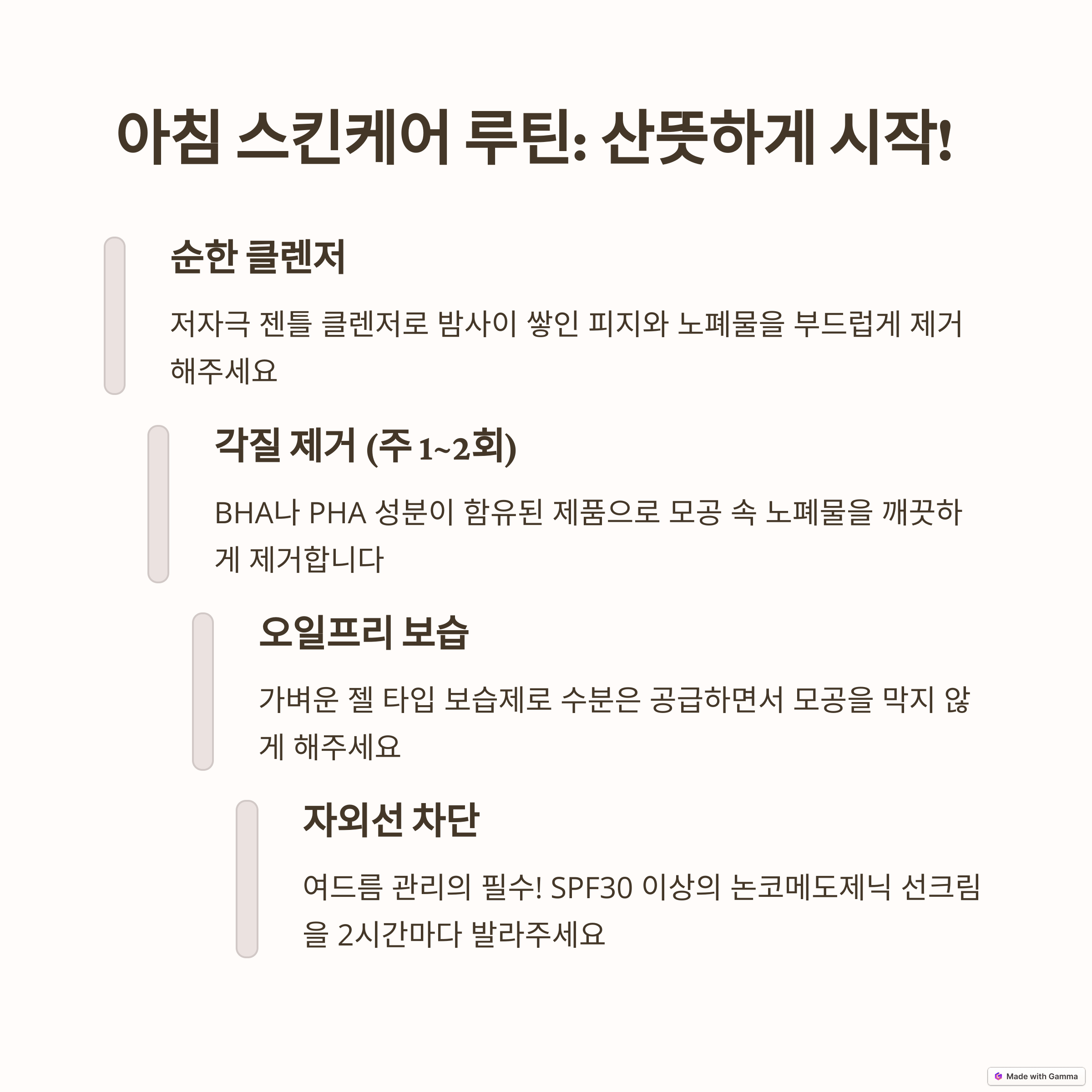 데일리 스킨케어 루틴의 업그레이드: 성분 분석 및 맞춤형 제품 선택