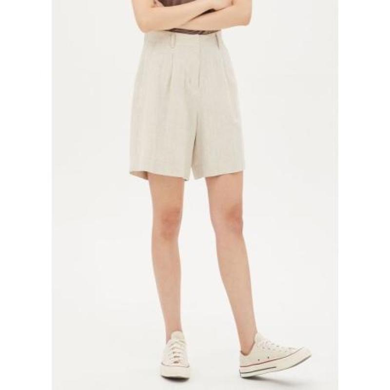 탑텐 여성 리넨 헤링본 하프밴딩 쇼츠 218682 MSC2PH2601 218682