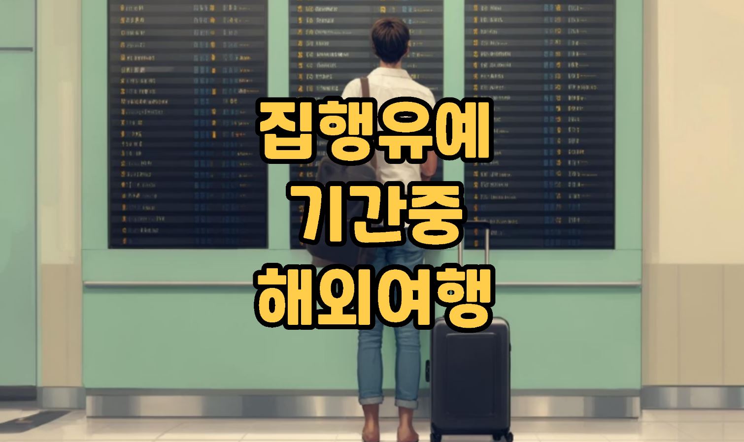 집행유예 기간중 해외 여행 주의사항