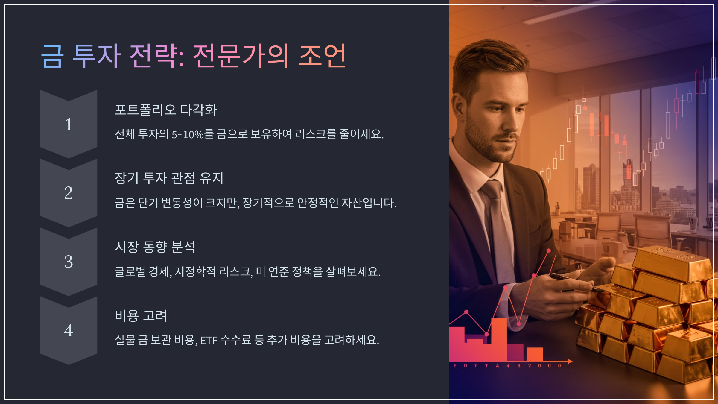금 투자 전략: 전문가의 조언