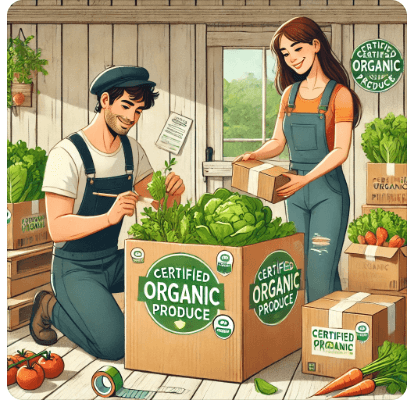 친환경 농가 그림