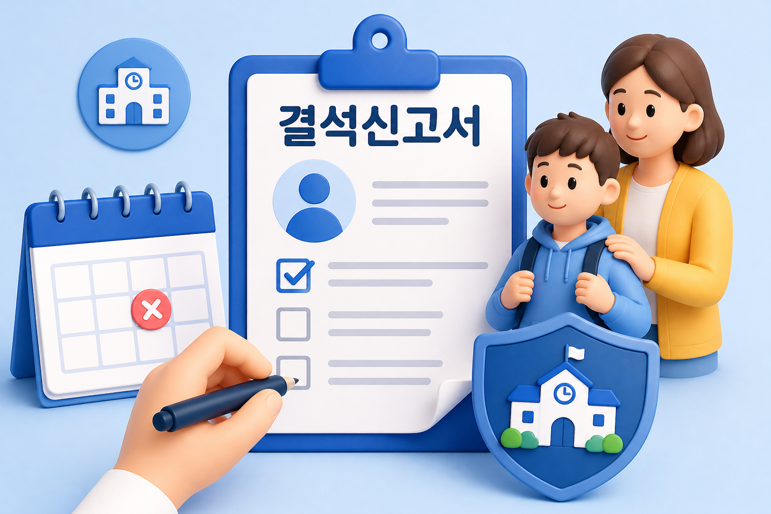 나이스 플러스 결석신고서 제출방법 총정리 (학생&middot;학부모 필수 가이드) 관련 사진