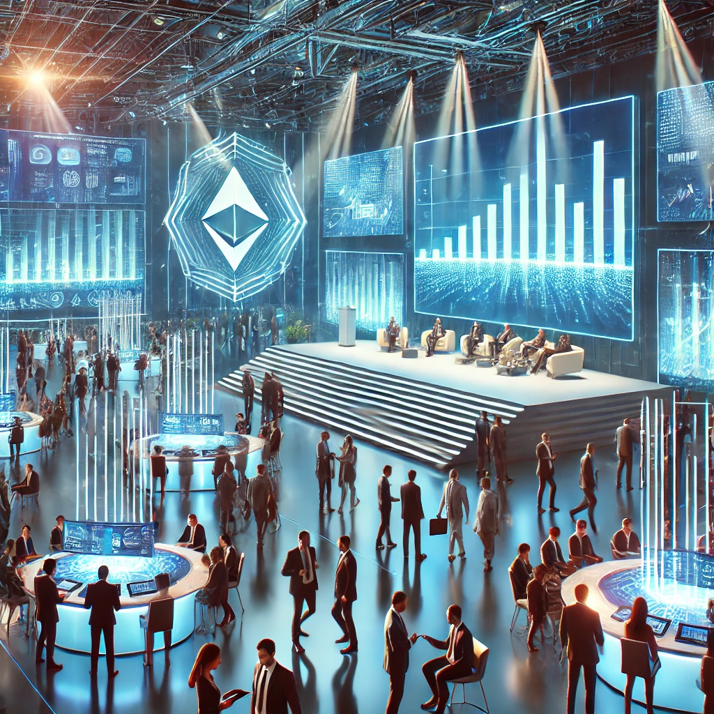 암호화폐 행사와 관련된 이미지