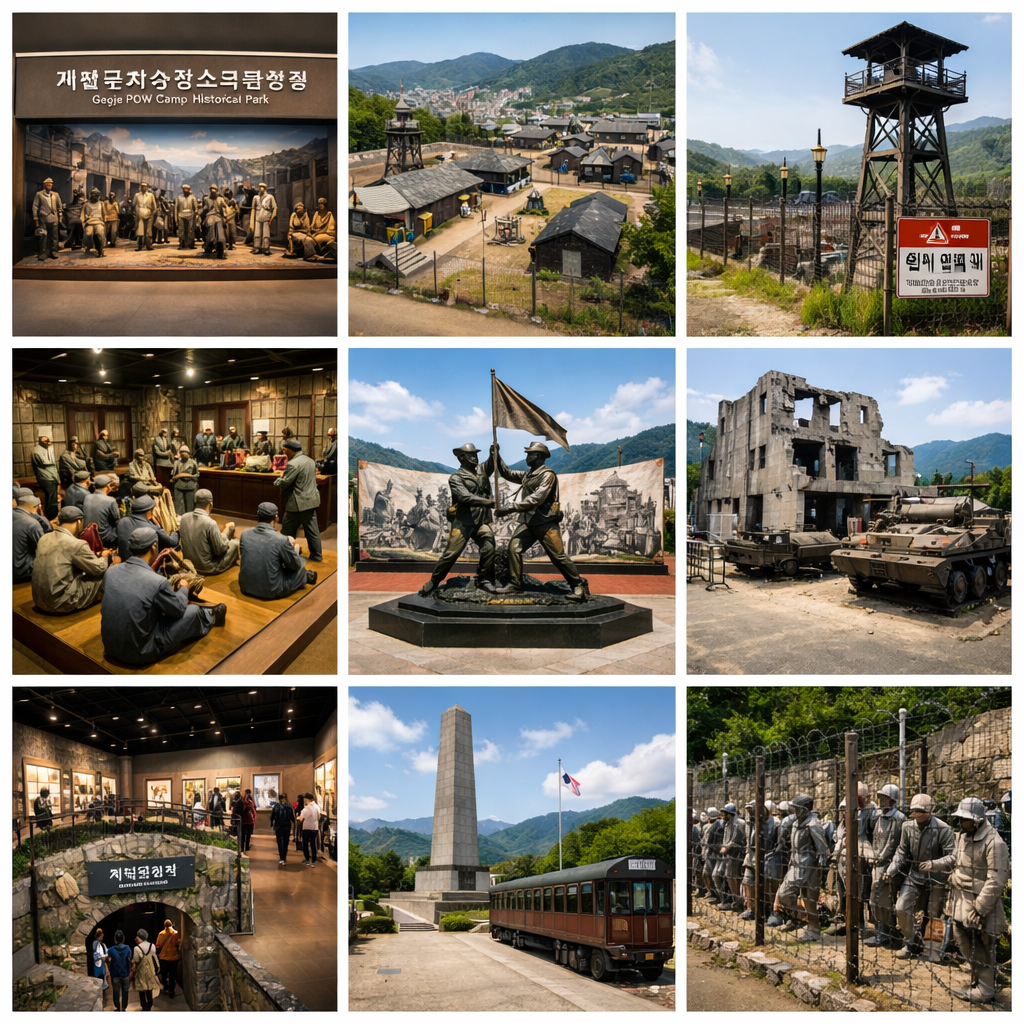 거제포로수용소 유적공원 역사, 관람, 여행