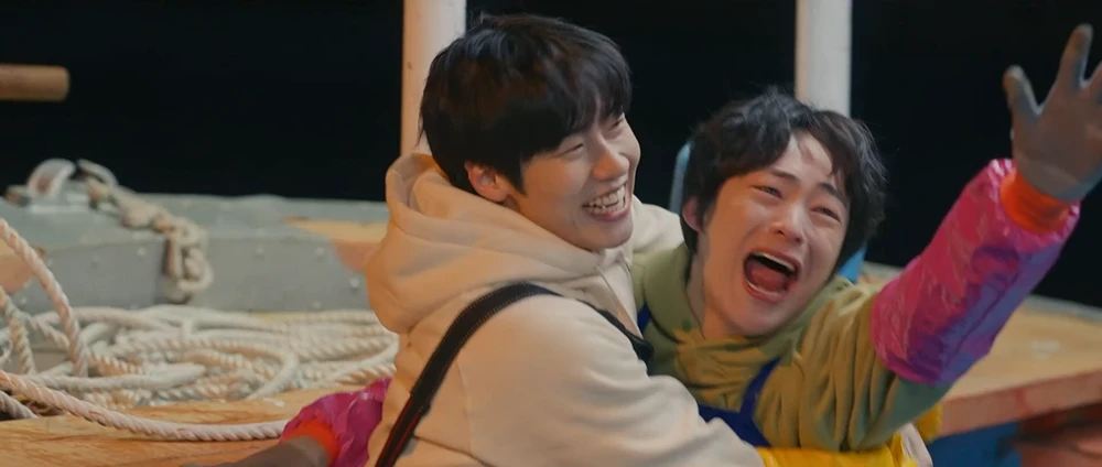 인혁과-반강제로-쭈구미-낚시를-가게된-태성