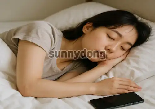 잠 잘때 스마트폰 사용 금지