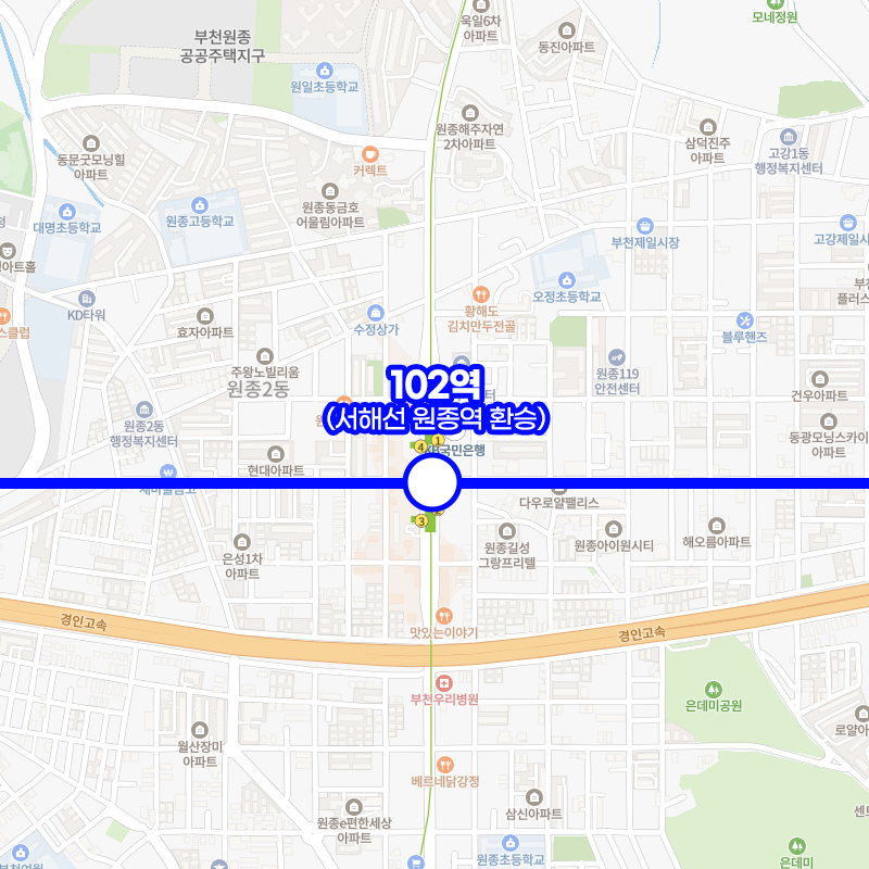 대장홍대선 노선도