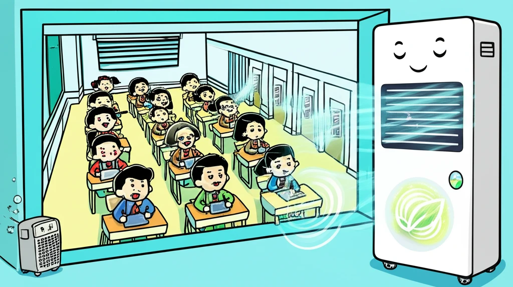 강의실 공기청정기 설치 위치와 효율적..