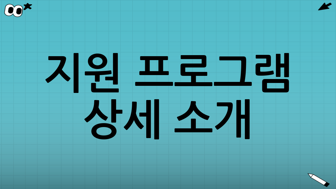 지원 프로그램 상세