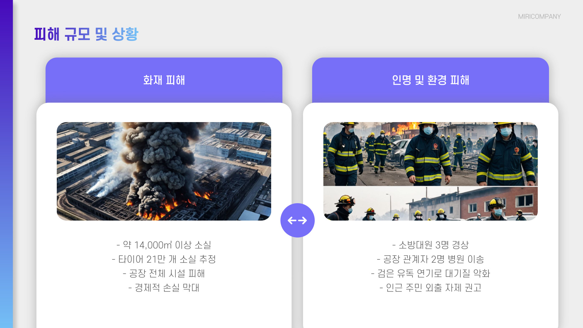광주 타이어 공장 화재
