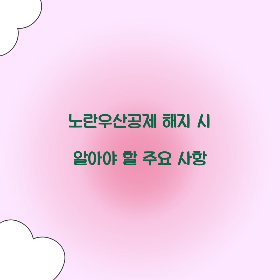 노란우산공제 해지