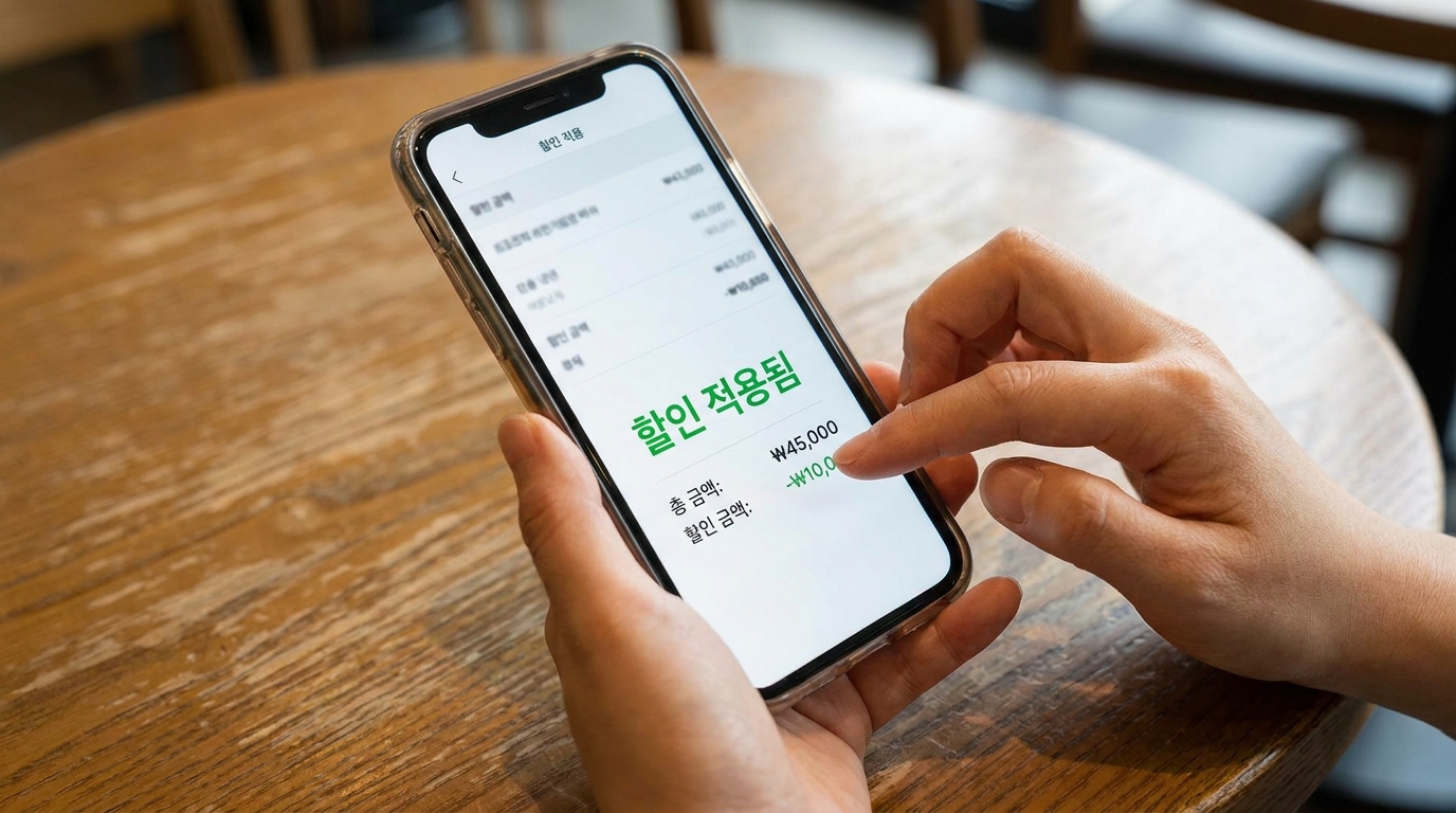퇴사 후 통신비 감면 혜택을 적용받아 요금이 할인된 실제 고지서 예시 이미지