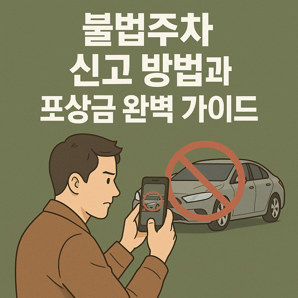 불법주차 신고 방법과 포상금 완벽 가이드