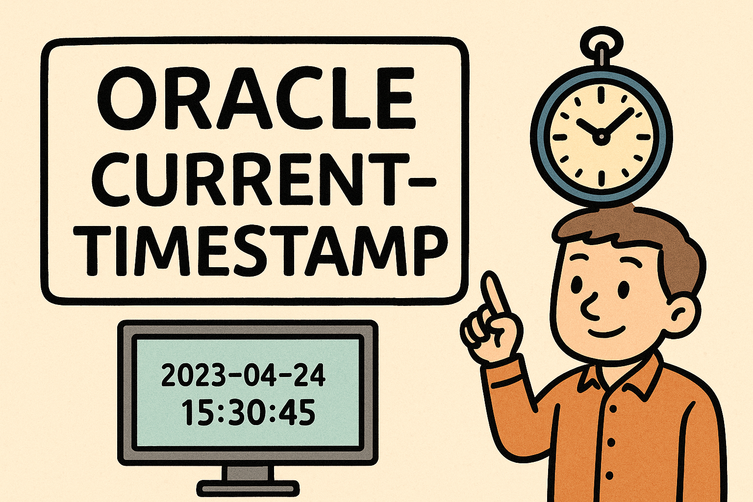 오라클 CURRENT_TIMESTAMP() 함수로 정확한 현재 시간 가져오기