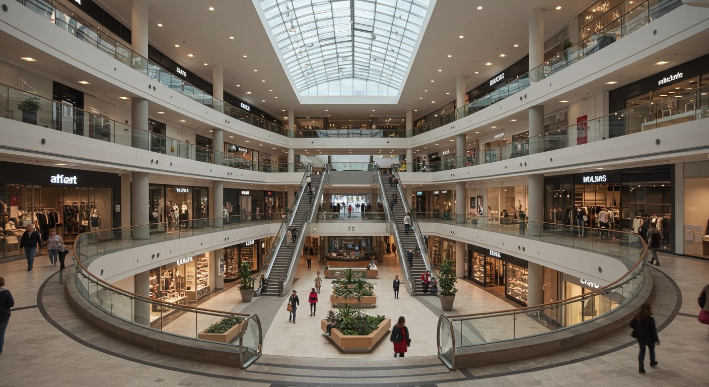 쇼핑몰 실내 사진