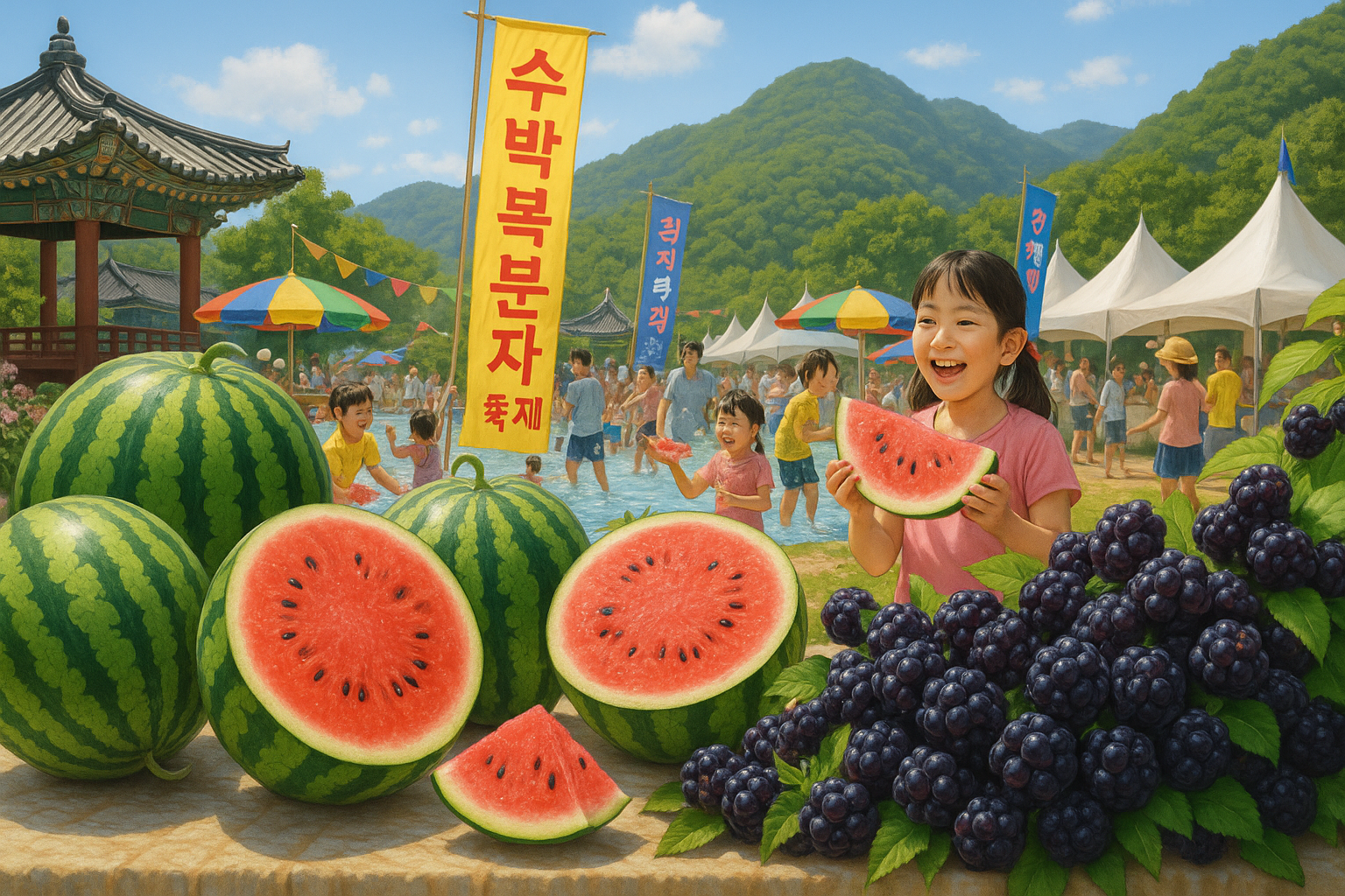 📌 [고창 복분자와 수박축제 2025] 일정·위치·입장료 총정리! 여름 여행 필수코스 🍉