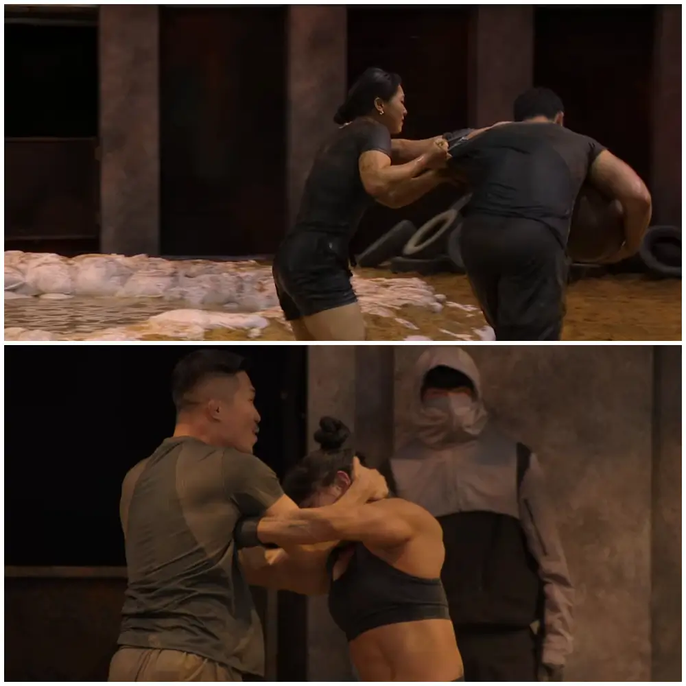 피지컬 : 100 남녀 대결 장면