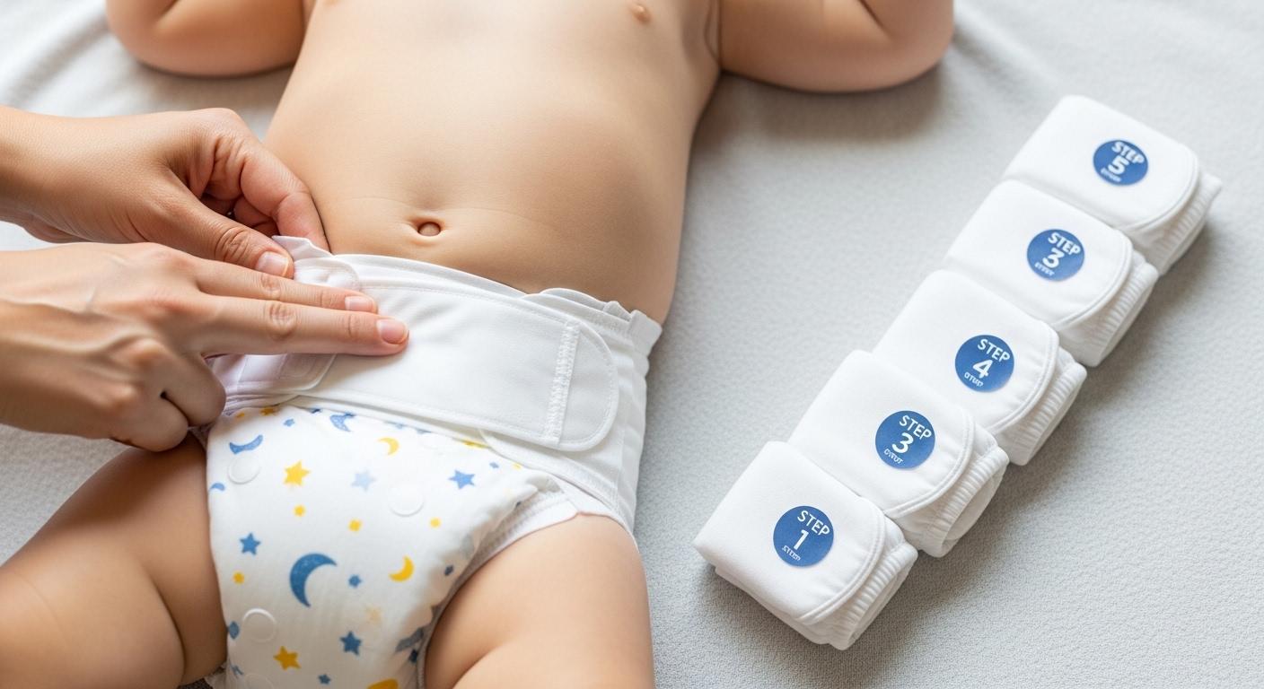 기저귀 6단계 밴드형