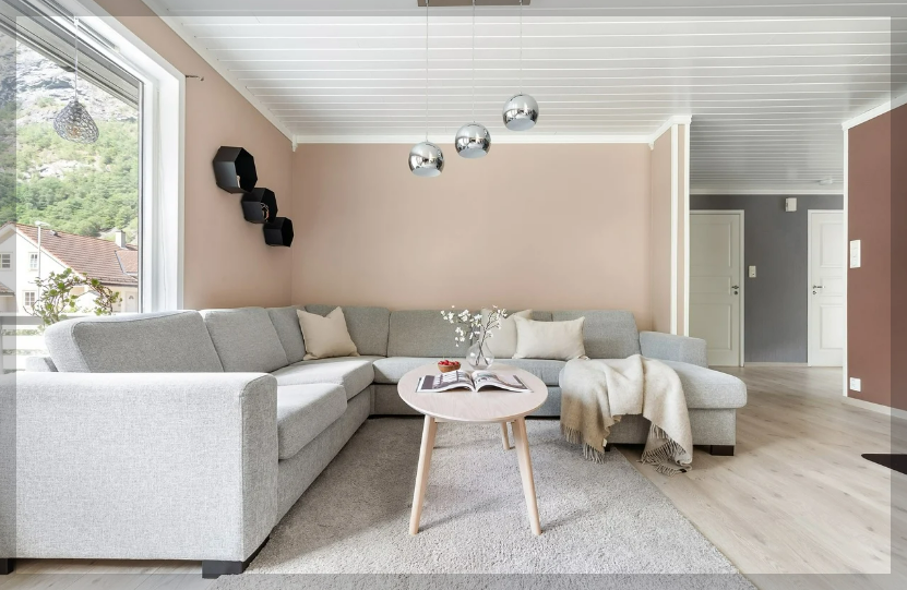 거실, 소파, 테이블, 조명