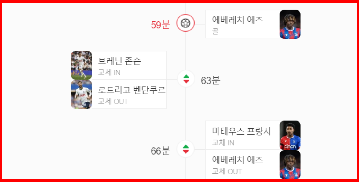 토트넘 경기실황