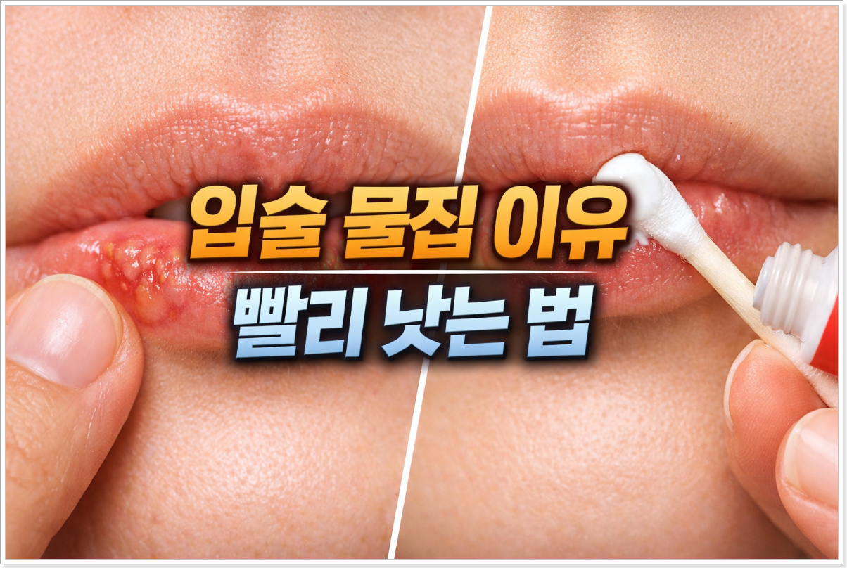 입술에 물집 원인