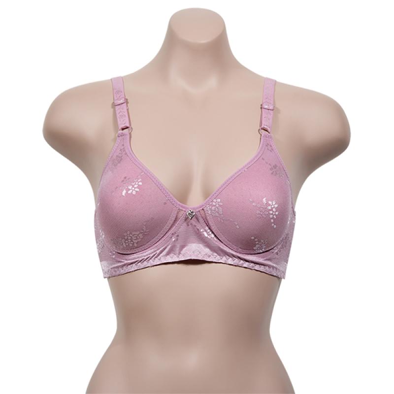 에뜨랑제 플라워 쟈가드 풀컵 몰드 노와이어 B컵 브라