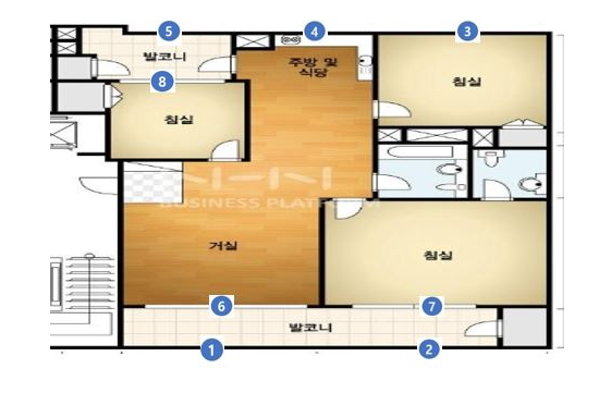 도화동 동아아파트 평면도