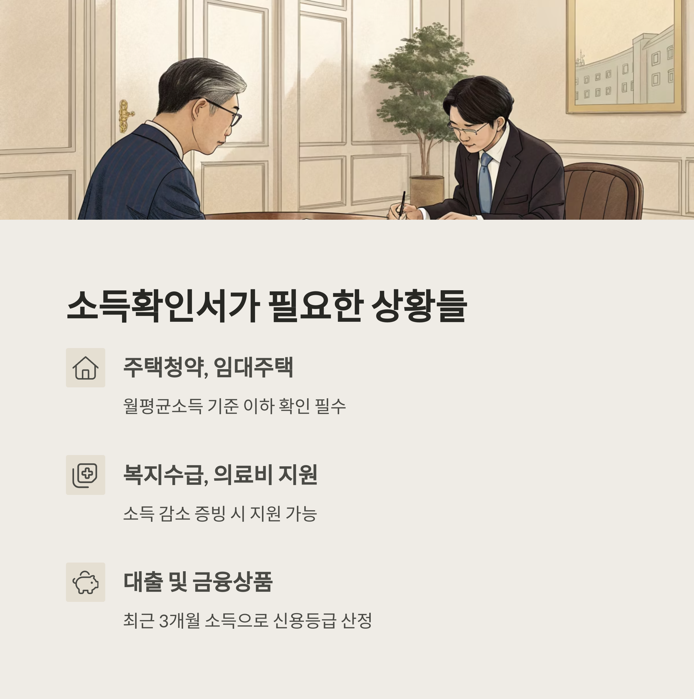 건강보험공단 소득확인 신청법