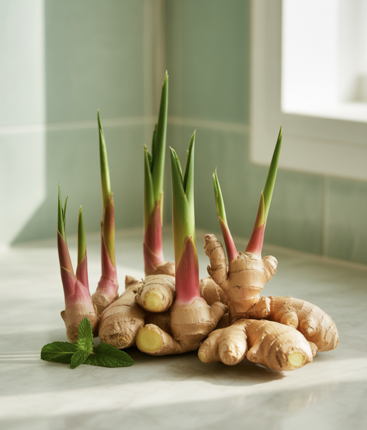 튼실한 씨생강 고르기와 '싹 틔우기'