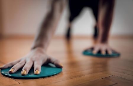 슬라이드 디스크을 활용한 운동