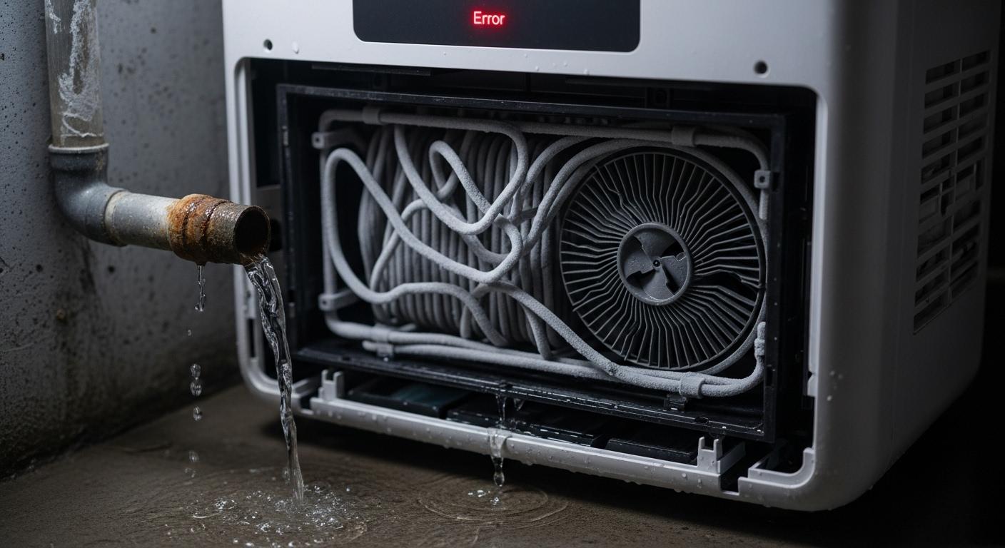 제습기 고장 소리