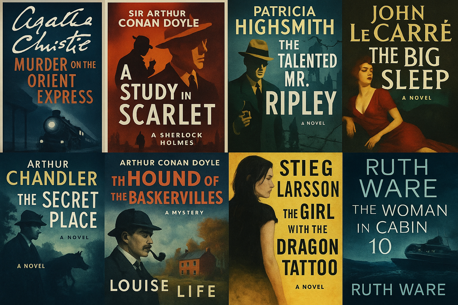 추리소설 작가별 대표작 (작가, 명작, 분석)