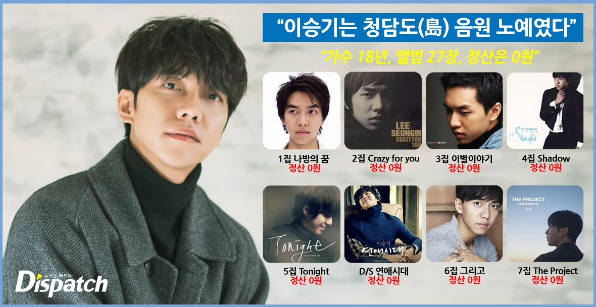 이승기 음반 수익배분금