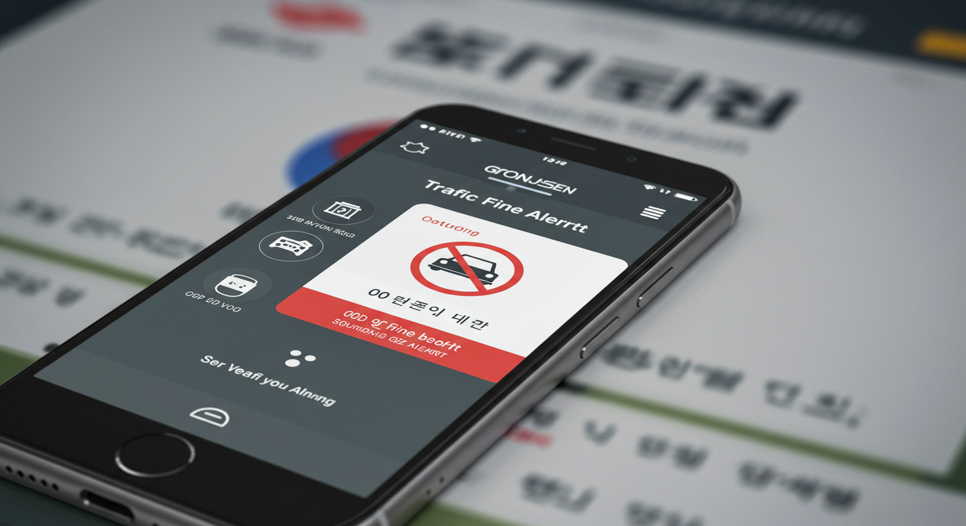 고지서미수신&amp;#44; 교통단속