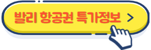 발리 항공권 특가정보