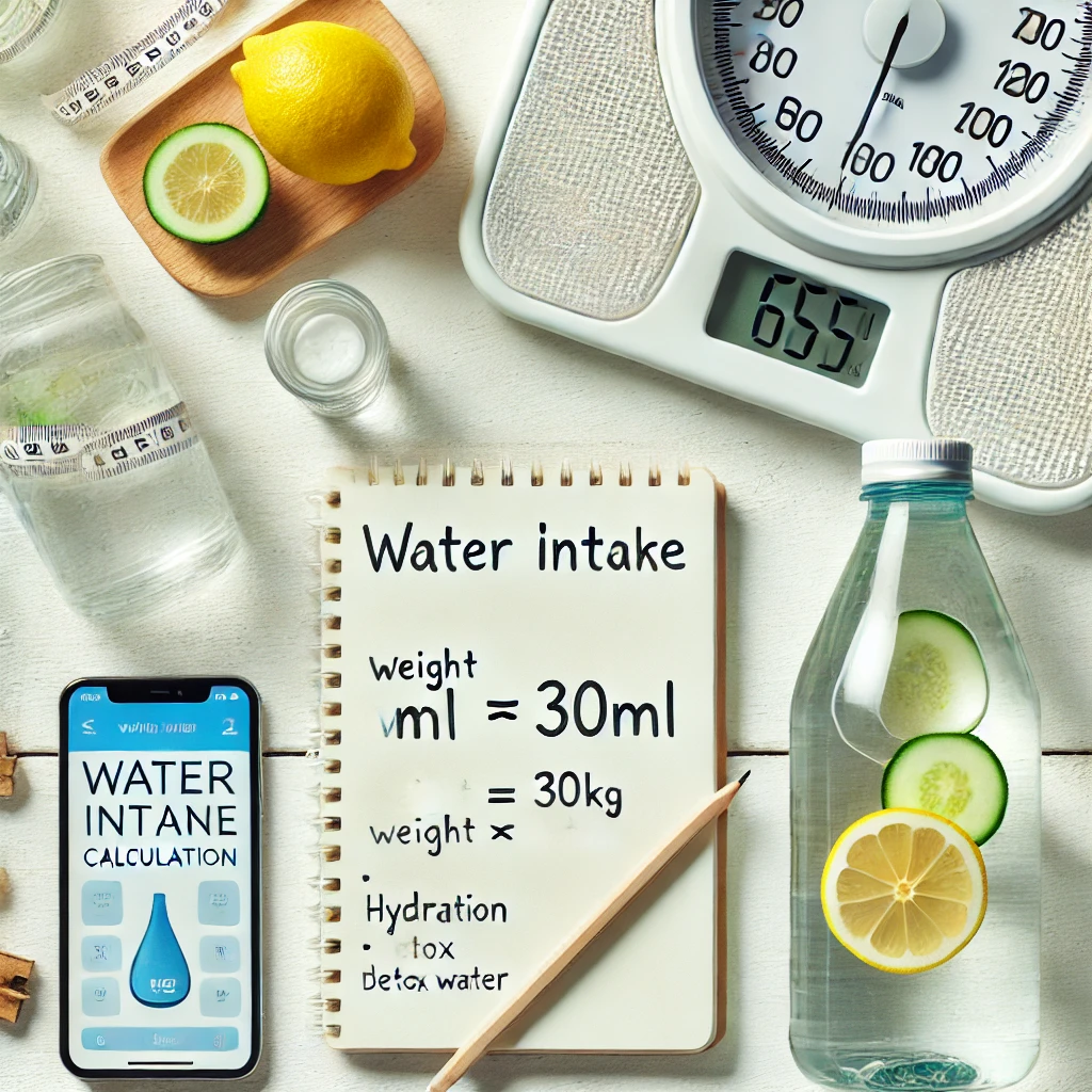하루 물 섭취량 계산법