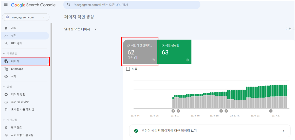 구글 서치콘솔 등록