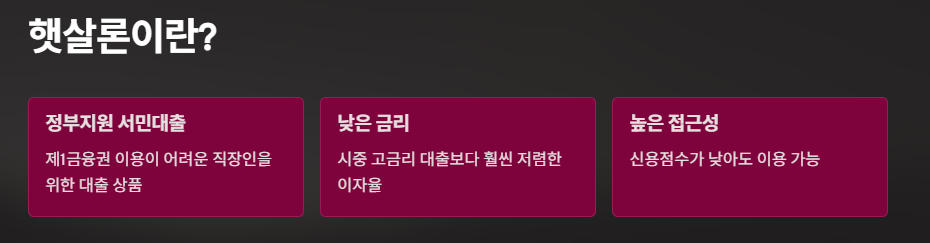 직장인-햇살론-대출자격-대출금리-신청방법