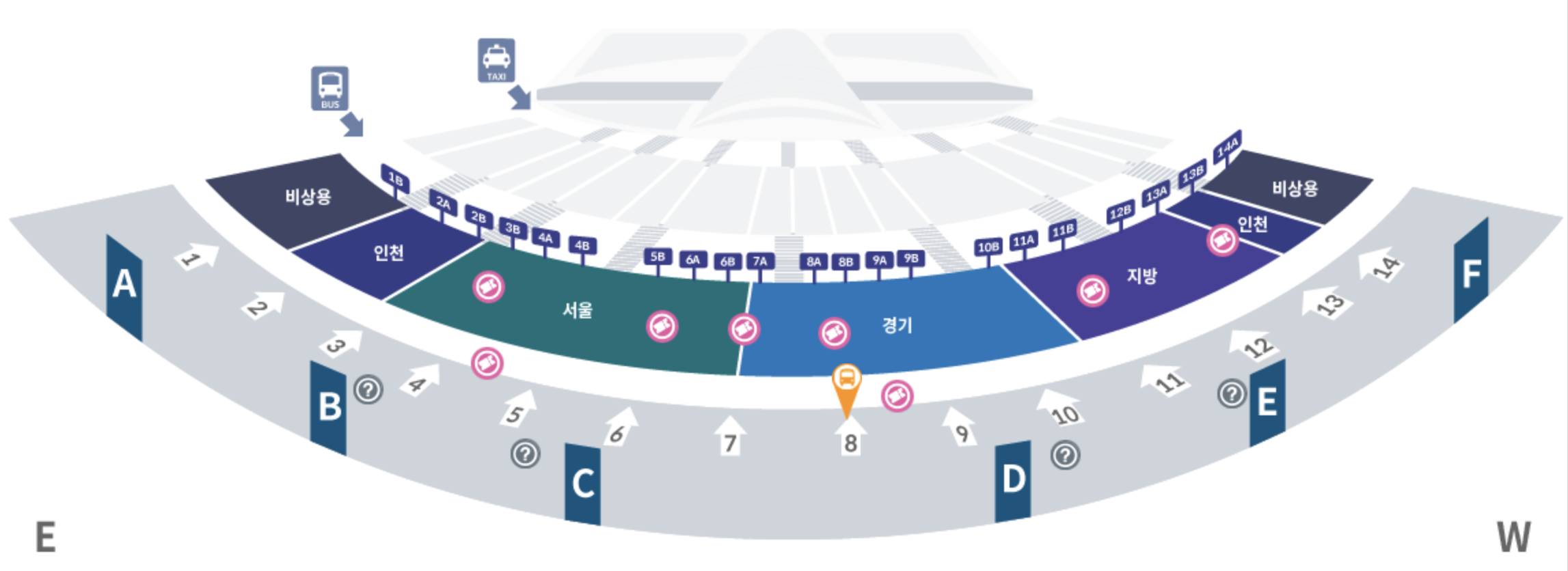 KTX 광명역 - 인천국제공항 운행 공항버스 6770번 운행 시간표 요금 버스 타는 곳 정류장 노선도 실시간 버스 위치2
