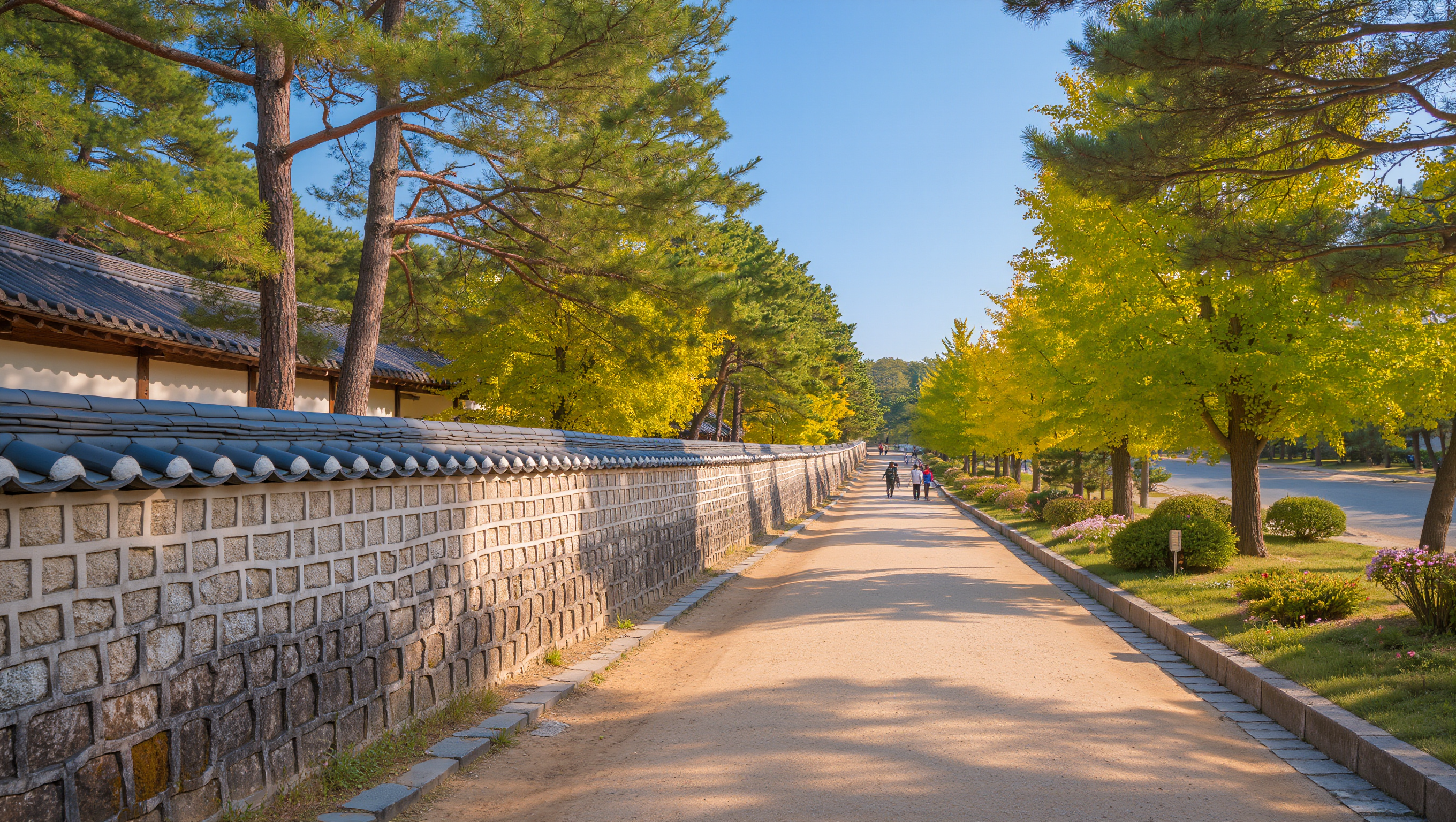 경기전 돌담 산책길