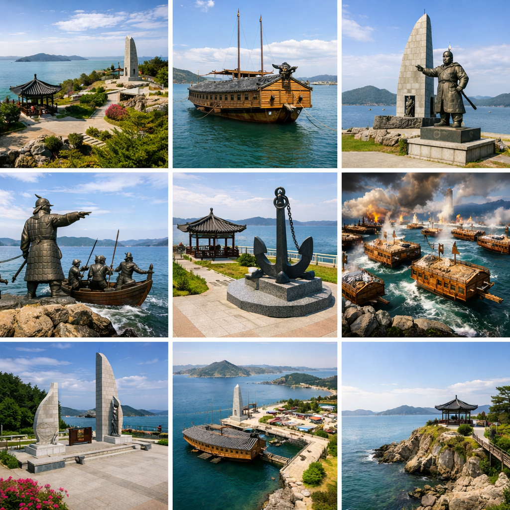 거제 칠천량해전공원 여행코스 분석 거제여행, 역사관광