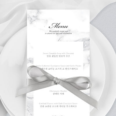 레스토랑 메뉴판 #1