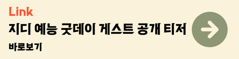 지드래곤 지디 mbc 예능 디즈니플러스 김태호 정형돈 김수현 정해인 김고은 황정민 게스트 공개